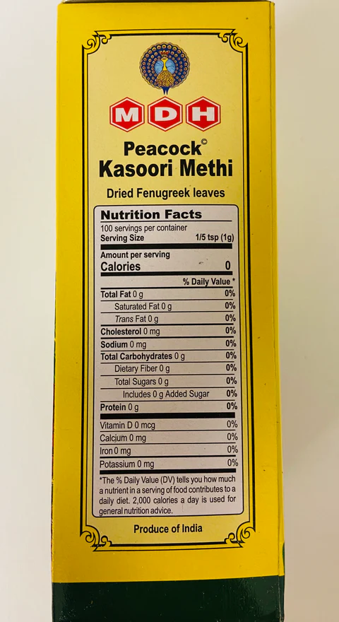 MDH KASOORI METHI 100g - Image 2