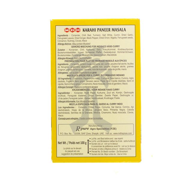 MDH KARAHI PANEER100GM - Image 2