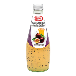 Real Basil Drink Passion Fruit 290ml