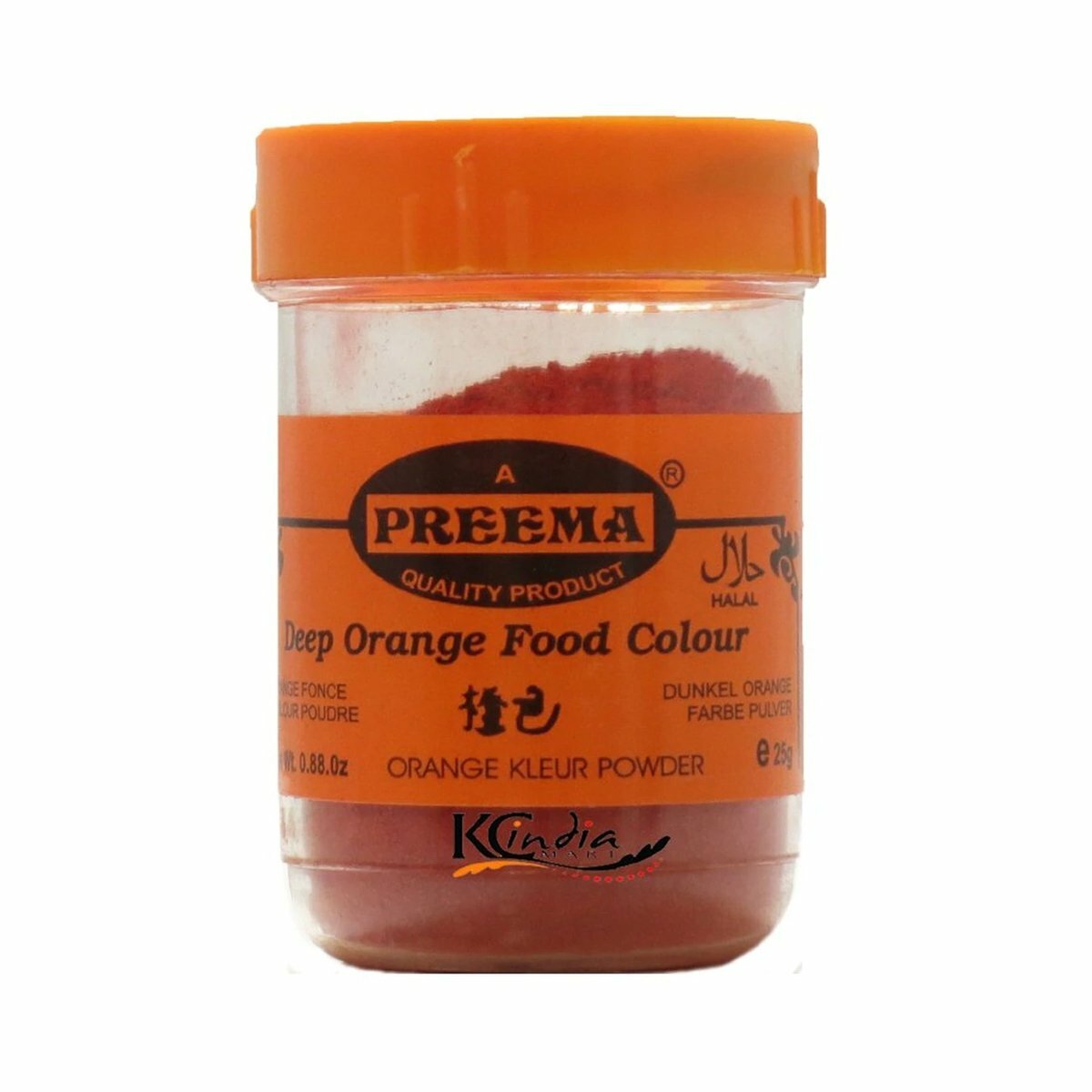 Preema Colour Deep Orange 25g.