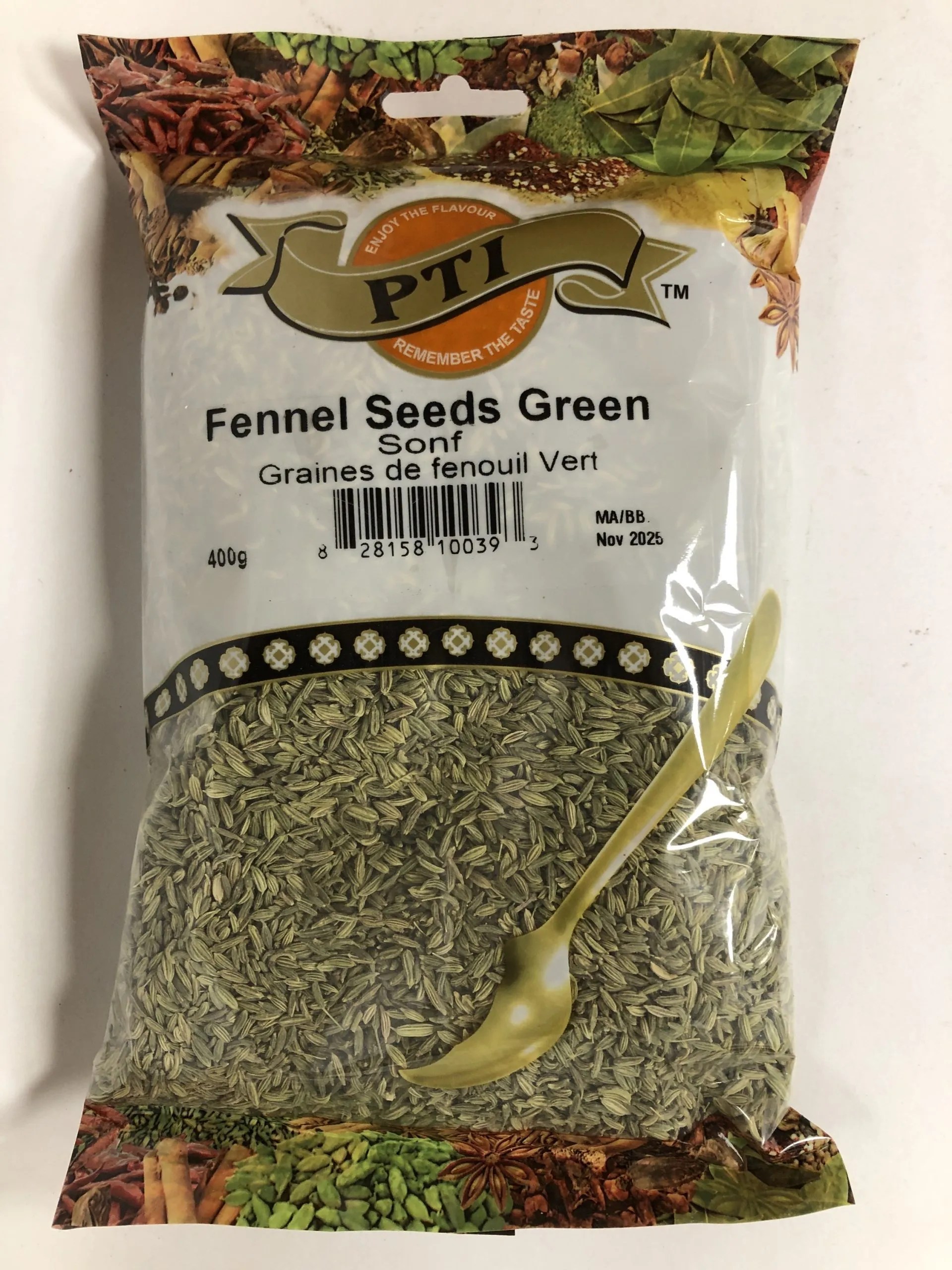Fennel Seed Green 400g