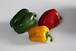 Green peppers