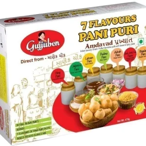 Gujjuben Pani Puri (7 Flv.) -  360gm