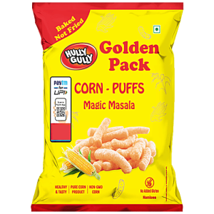 Hully Gully Golden Pack Corn Puffs Magic Masala