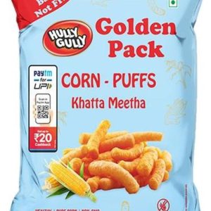 Hully Gully Golden Pack Corn Puffs Khitta Meetha
