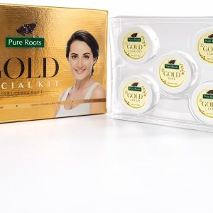 Pure Roots FacialKit Gold.