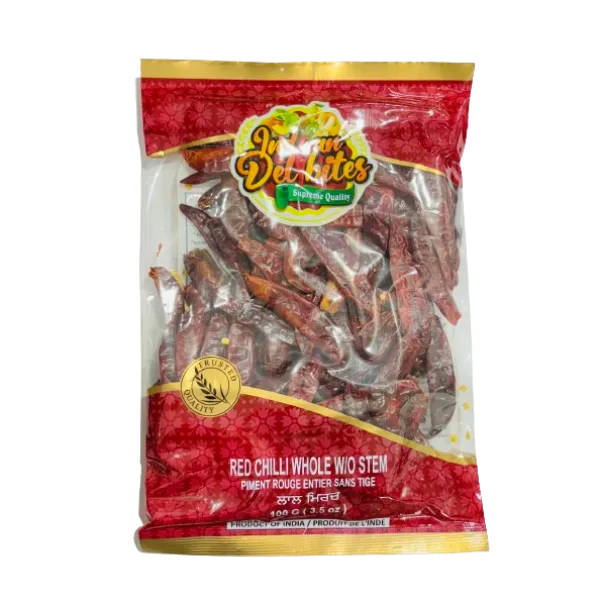 Red Chilli Whole W/O Stem 100g
