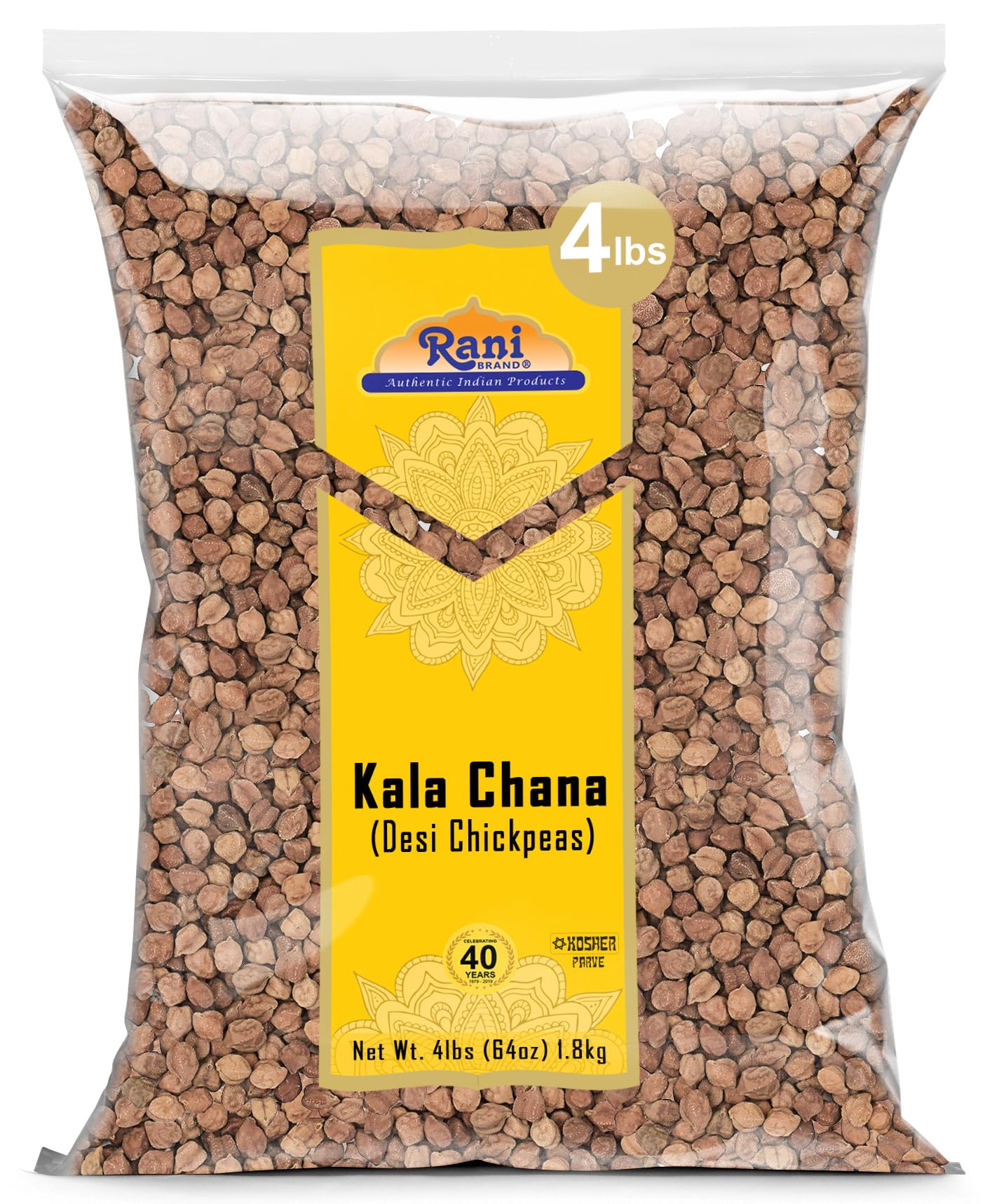 Desi Chickpeas Kala Chana 4lbs