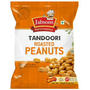 Jabsons Tandoory Roasted Peanuts 140G